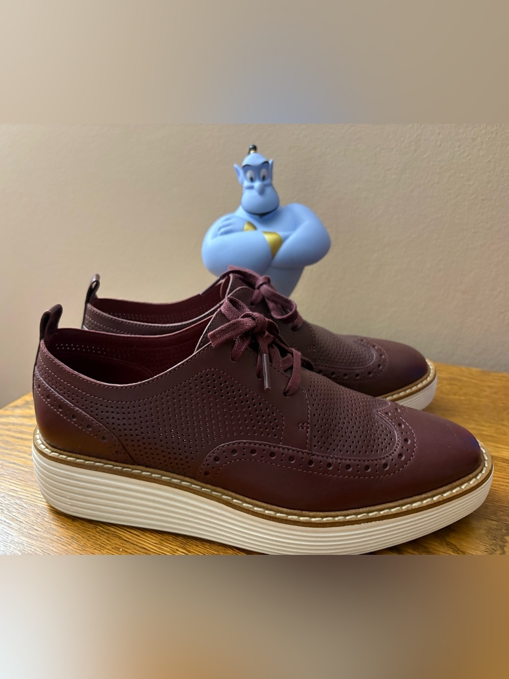 Cole Haan Women's ØriginalGrand Platform Wingtip Oxfords. Size 8.